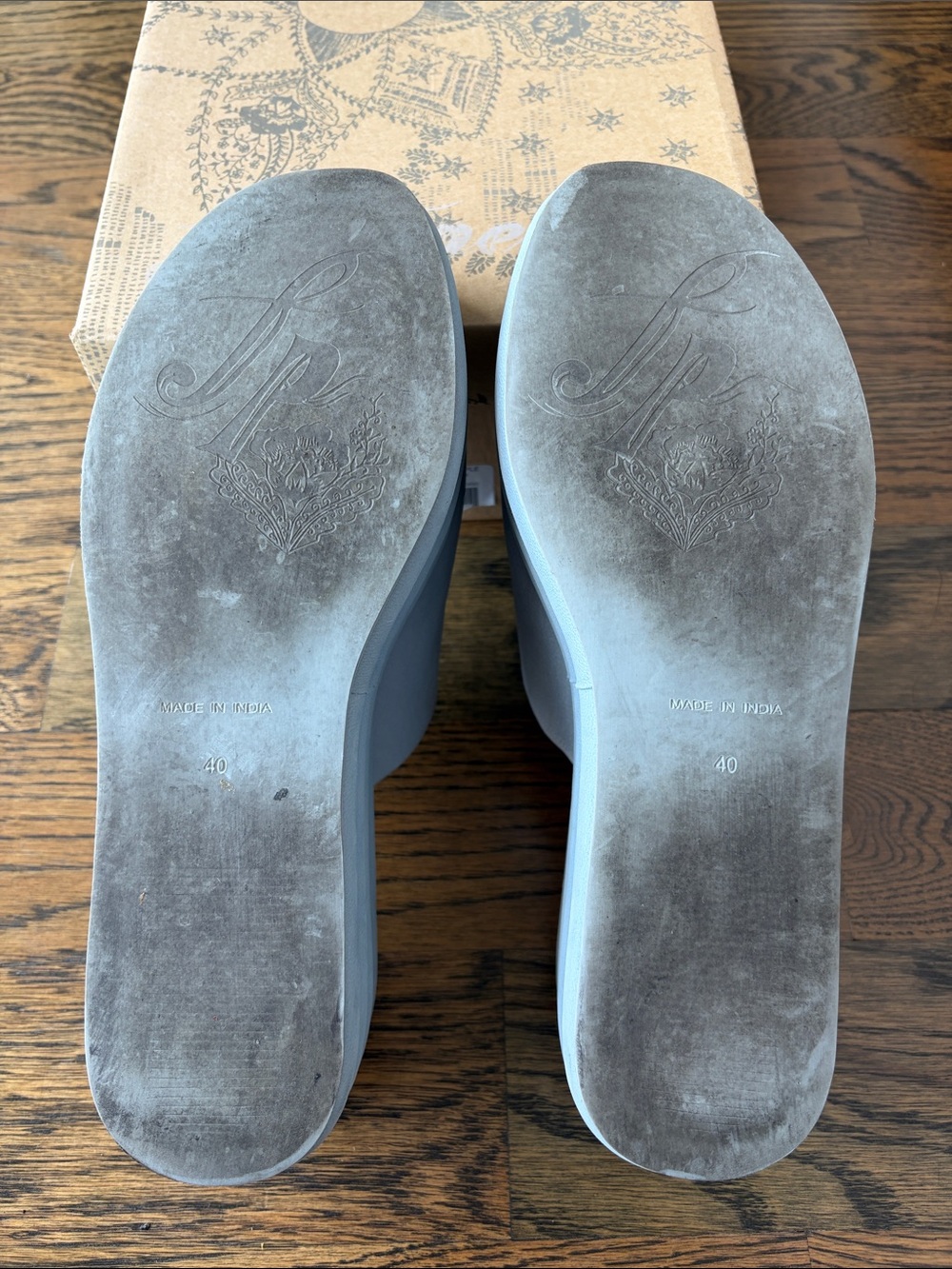 Free People Harbor Flatform Platforms in Light Blue - Y2K style - Picture 8 of 8